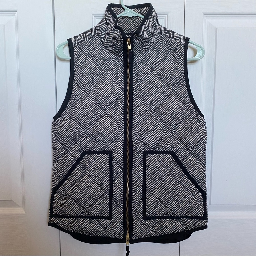 J. Crew Herringbone Vest